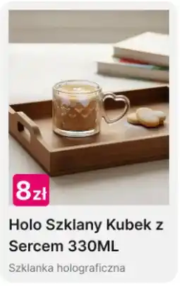 Pepco Holo Szklany Kubek z Sercem oferta