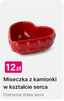Pepco Miseczka z kamionki w kształcie serca oferta
