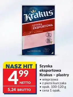 Makro Szynka eksportowa Krakus - plastry oferta