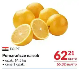 Makro Pomarańcze na sok oferta