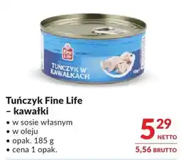 Makro Tuńczyk Fine Life – kawałki w sosie własnym w oleju oferta