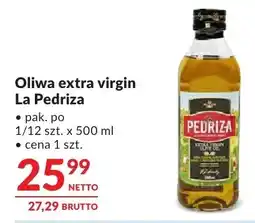 Makro Oliwa extra virgin La Pedriza oferta