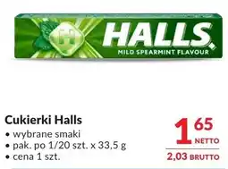 Makro Cukierki Halls wybrane smaki oferta