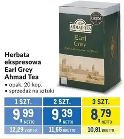 Makro Herbata ekspresowa Earl Grey Ahmad Tea oferta