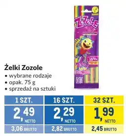 Makro Żelki Zozole oferta