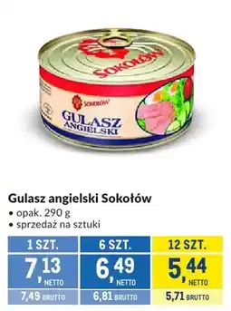 Makro Gulasz angielski Sokołów oferta