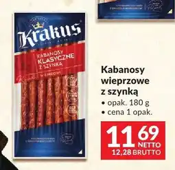 Makro Kabanosy wieprzowe z szynką Krakus oferta