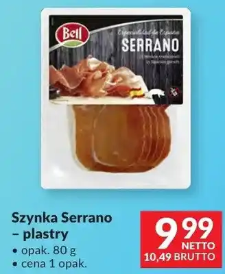 Makro Szynka Serrano Bell plastry oferta