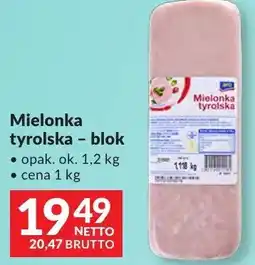 Makro Mielonka tyrolska Sokołów oferta