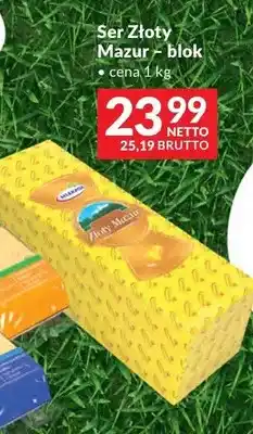 Makro Ser Złoty Mazur - blok oferta