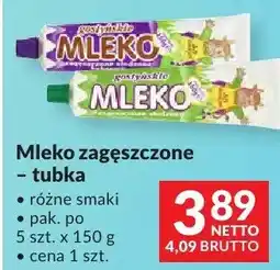 Makro Mleko zagęszczone tubka różne smaki oferta