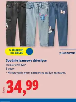 Lidl Spodnie dziecięce oferta