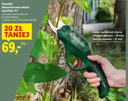 Lidl Sekator akumulatorowy Parkside oferta