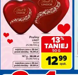 Carrefour Lindt Praliny serce oferta