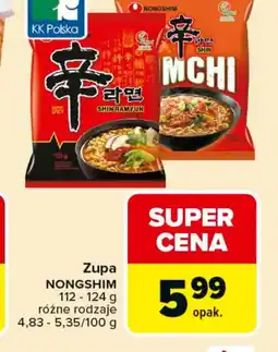 Carrefour NONGSHIM Zupa oferta