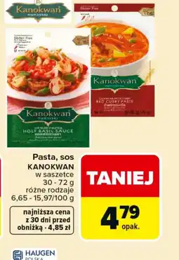 Carrefour Kanokwan Pasta, sos oferta