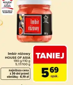Carrefour House of Asia Imbir różowy oferta