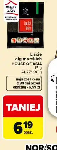 Carrefour House of Asia Liście alg morskich oferta