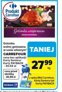 Carrefour Carrefour Golonka wieprzowa oferta