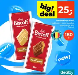 Dealz Czekolada Lotus Biscoff oferta