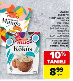 Carrefour Helio Owoce suszone Tropical Bites oferta