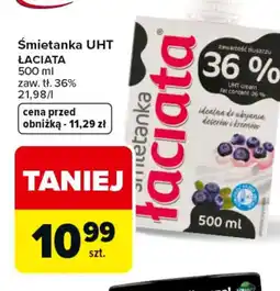 Carrefour Smietanka UHT Laciata oferta