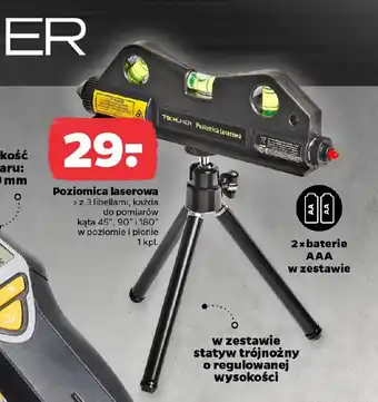 Netto Poziomica laserowa oferta