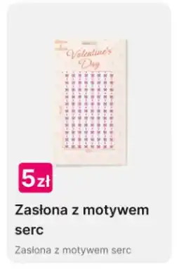 Pepco Zasłona z motywem serc oferta