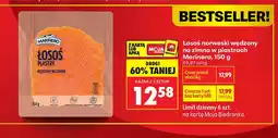 Biedronka Łosoś norweski wędzony na zimno w plastrach oferta