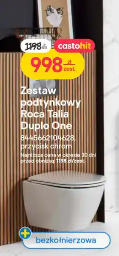 Castorama Zestaw podtynkowy Roca Talia Duplo One oferta