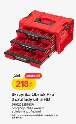 Castorama Skrzynka Qbrick Pro 3 szuflady ultra HD oferta