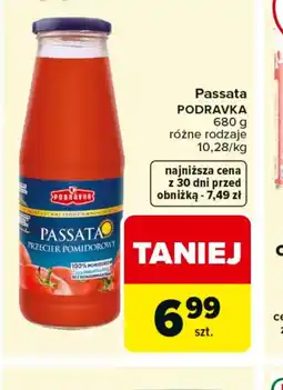 Carrefour Passata Podravka oferta