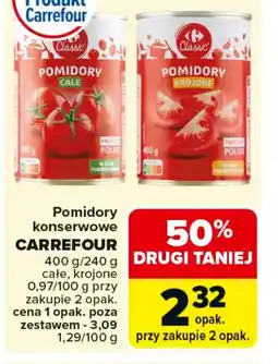 Carrefour Pomidory konserwowe Carrefour oferta
