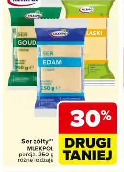 Carrefour Mlekpol Ser żółty oferta