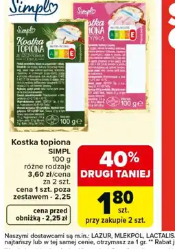 Carrefour Simpl Kostka topiona oferta