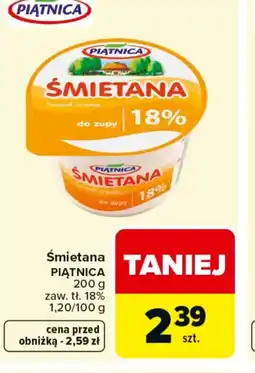 Carrefour Piątnica Smietana oferta