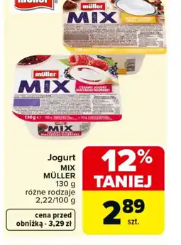 Carrefour Müller Jogurt MIX oferta