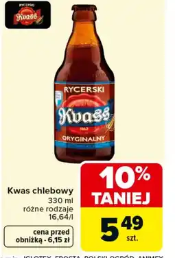 Carrefour Kycerski Kwas chlebowy oferta