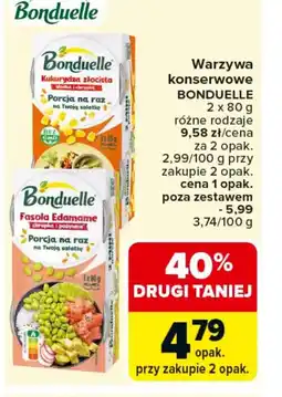 Carrefour Bonduelle Warzywa konserwowe oferta