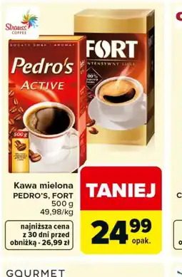 Carrefour Kawa mielona Pedro's, Fort oferta