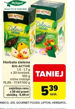 Carrefour BIG-ACTIVE Herbata zielona oferta