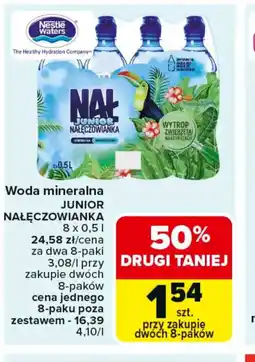 Carrefour Nałęczowianka woda Junior oferta