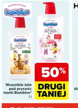 Carrefour Bambino żel pod prysznic oferta