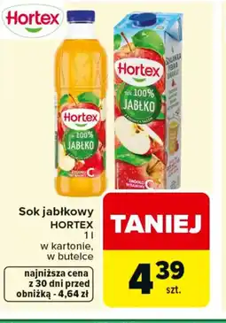 Carrefour Hortex Sok jabłkowy oferta