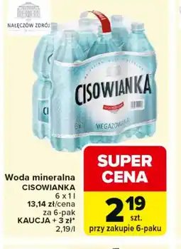 Carrefour Cisowianka woda mineralna oferta