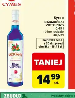 Carrefour Cymes Syrop Barmański Victoria's oferta