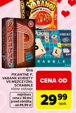 Carrefour Gra Pikantne P, Vabank, Scrabble oferta