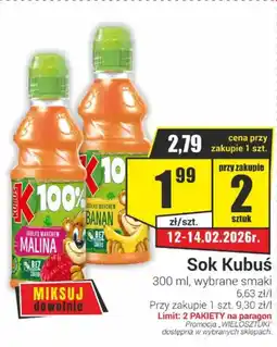 Delikatesy Sezam Sok Kubuś oferta