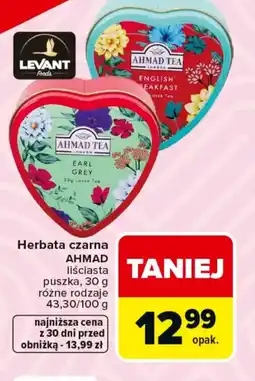 Carrefour Ahmad Herbata czarna liściasta oferta