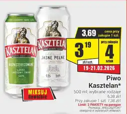 Delikatesy Sezam Piwo Kasztelan oferta